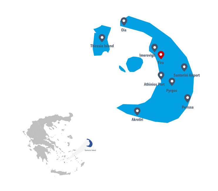 Santorini Map 